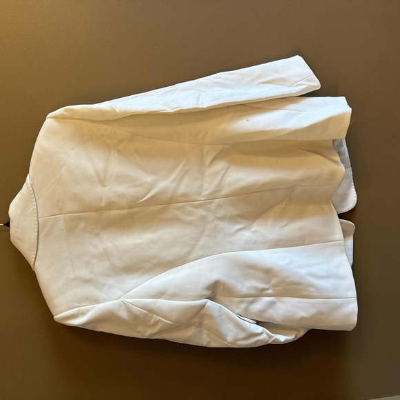 Marina Rinaldi White Single-Breasted 1-Button Blazer Womens US 12 - Picture 3 of 7